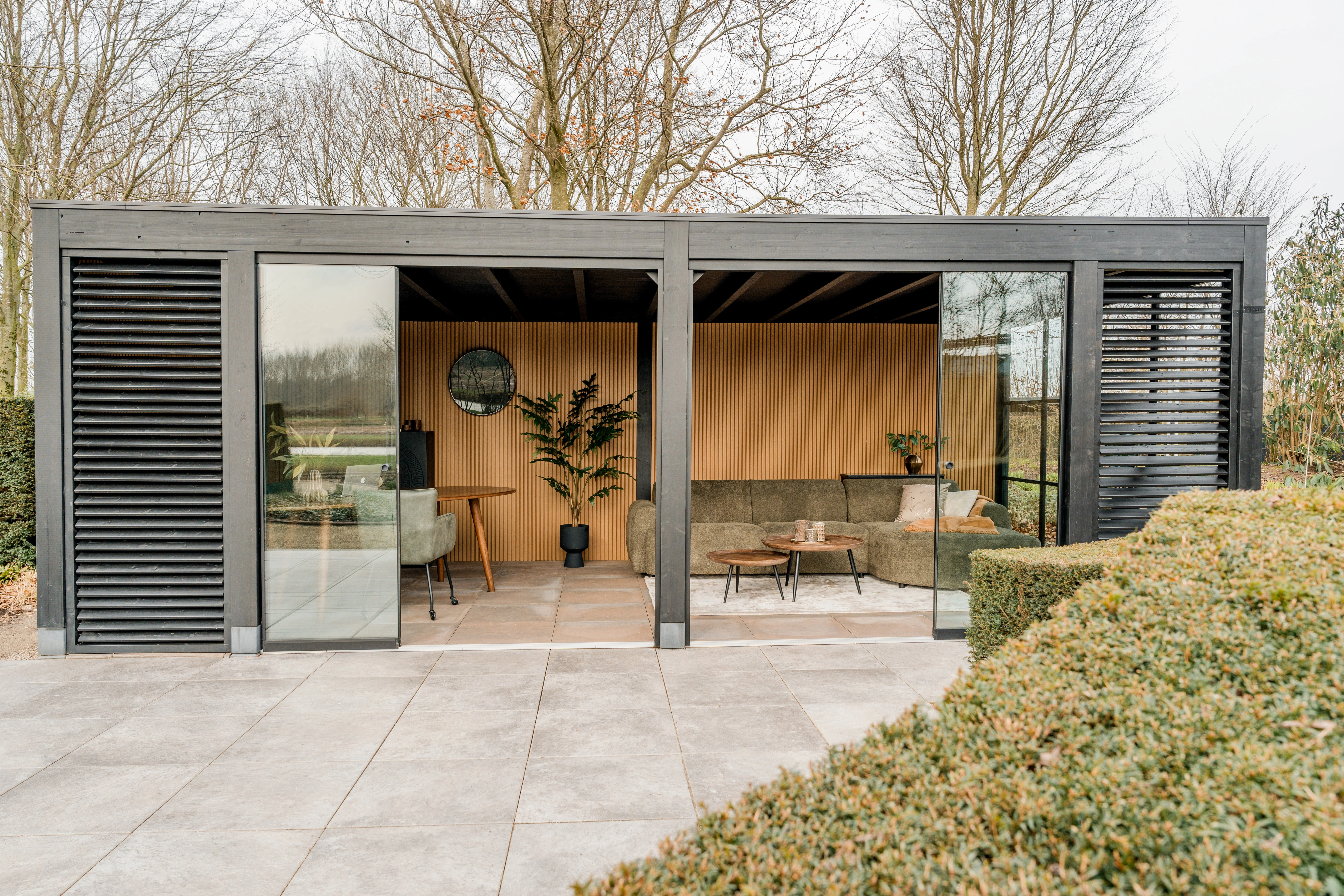 Composiet Gevelbekleding 3.3 x 21.5 cm (33 x 215 mm) Red Cedar Castellation Pro 35 - Lengte 390 cm - Afbeelding 4